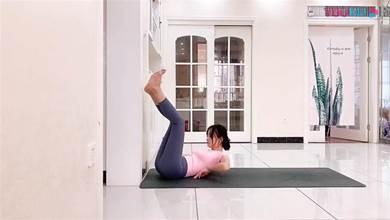 在家小運動，簡單4招「躺著靠牆」瘦腿、瘦肚、瘦屁股